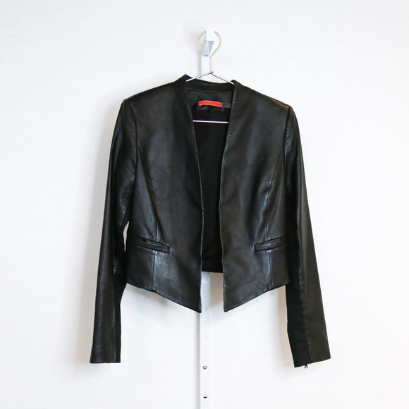 Alice + Olivia Jackets & Blazers - Alice + Olivia Leather Jacket